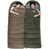 Спальный мешок NATUREHIKE U SERIES U350S 6927595764329L двойной хлопок осень-зима Green молния слева